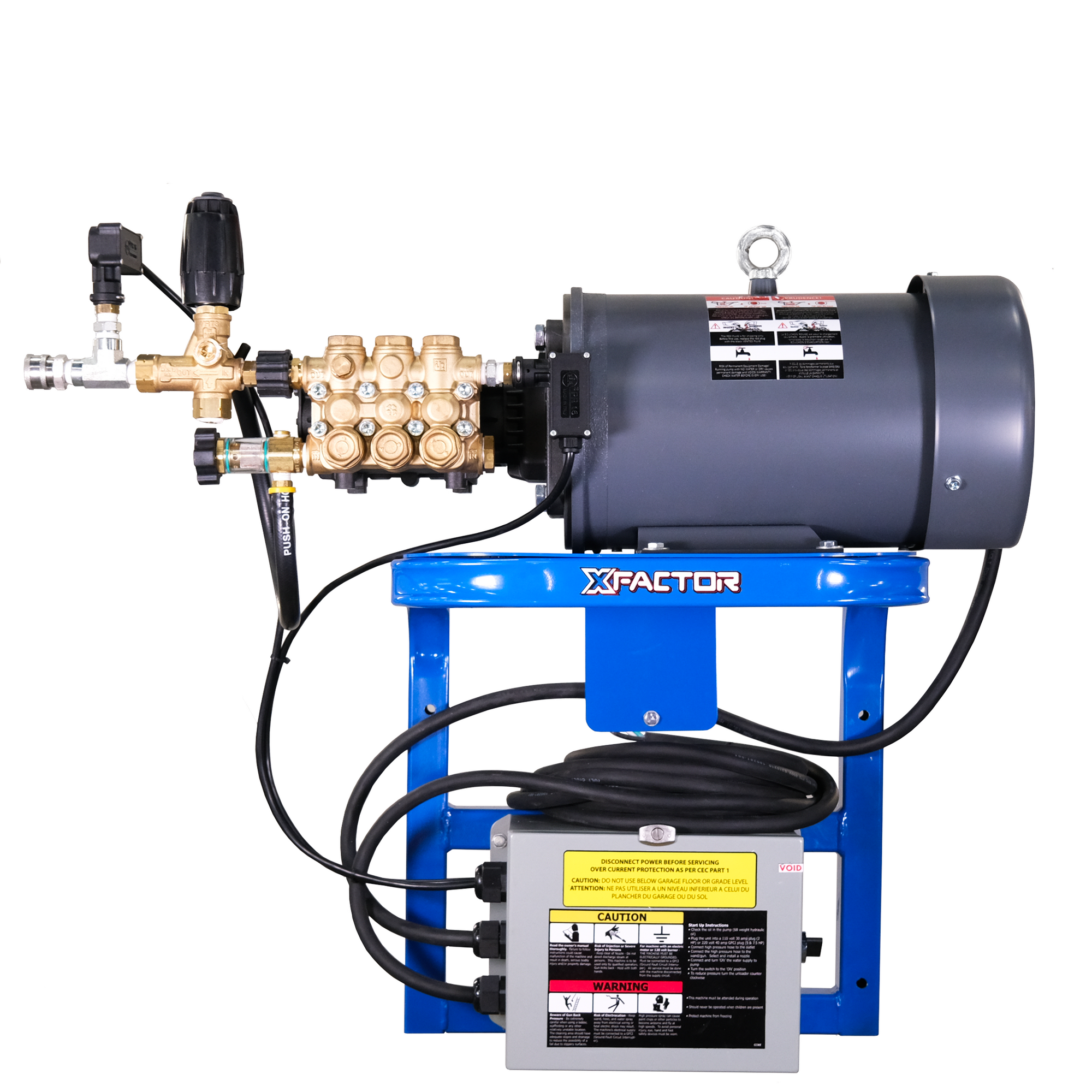 X Factor Wall Mounted 220v Electric Power Washer Chem X